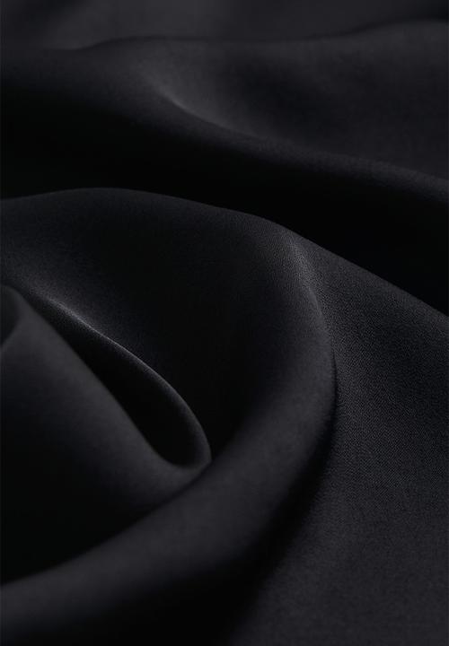H&M - Button-front dress - black