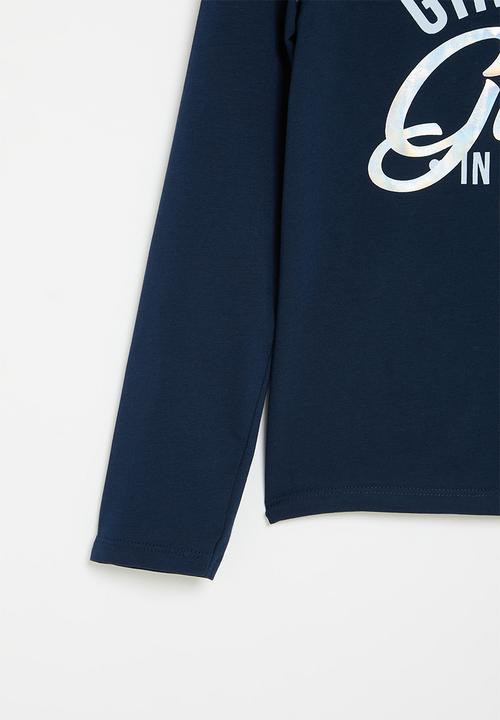 GUESS - Long sleeve t-shirt - secret blue