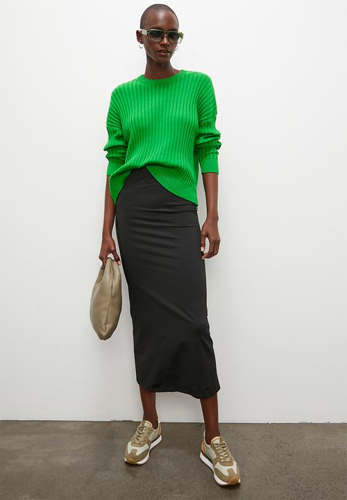 Superbalist - Organic cotton rib pullover - bright green