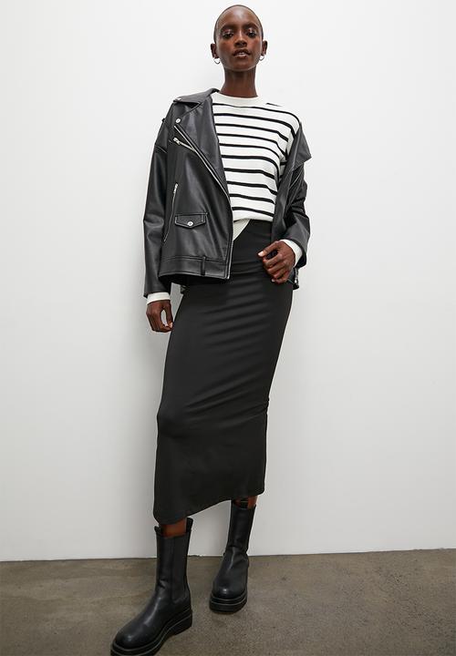 Superbalist - Cotton stripe pullover - neutral & black stripe