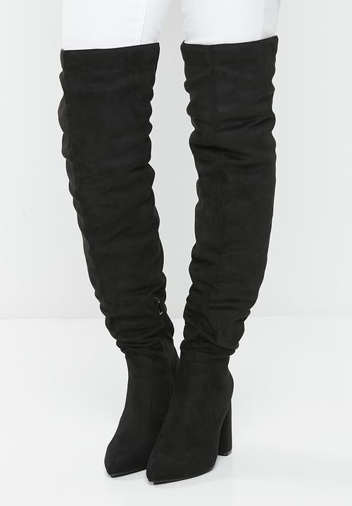 Madison® - Portia over the knee boot - black