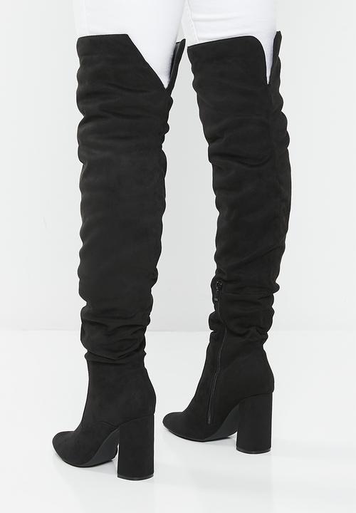 Madison® - Portia over the knee boot - black