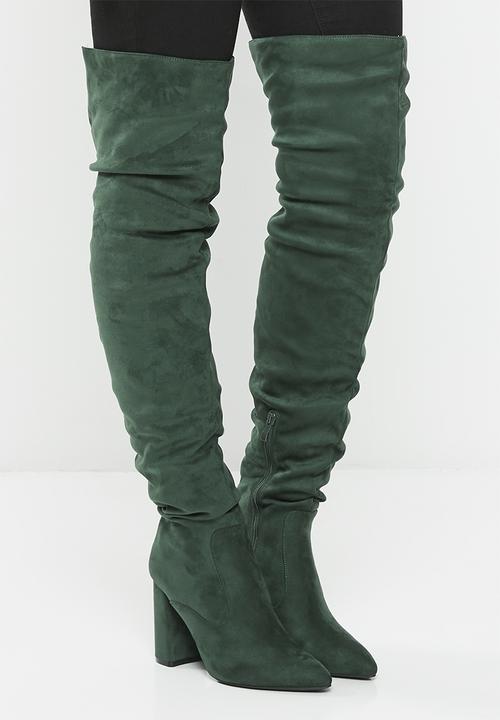 Madison® - Portia over the knee boot - green