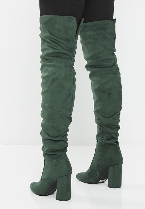 Madison® - Portia over the knee boot - green