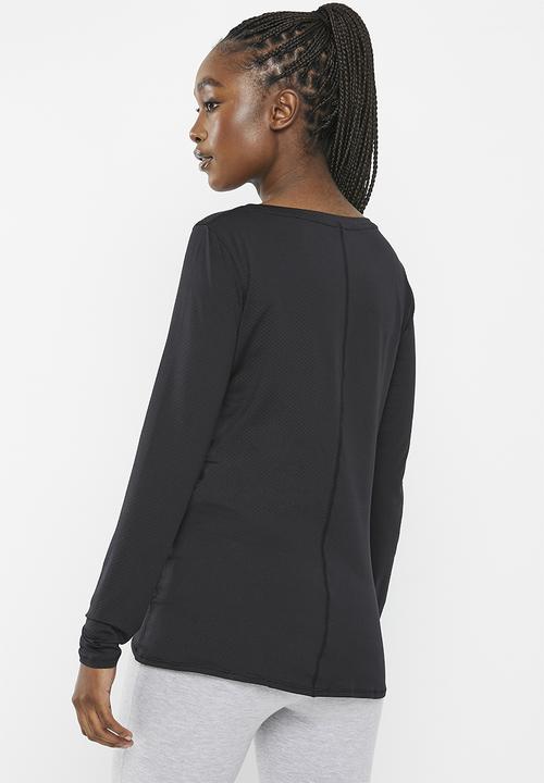 Under Armour - Hg armour long sleeve - black & metallic silver