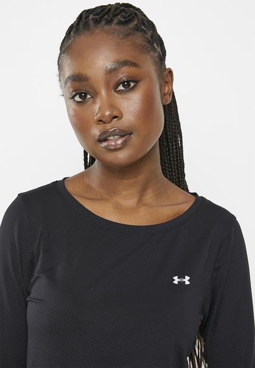 Under Armour - Hg armour long sleeve - black & metallic silver