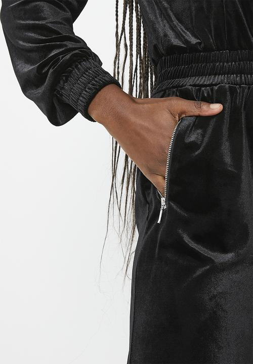 SISSY BOY - Velvet Boilersuit - Black