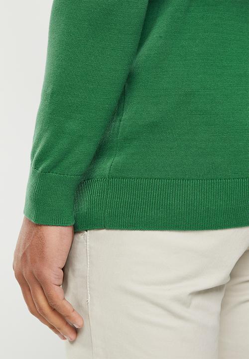 Lyle & Scott - Cotton crew neck jumper - english green