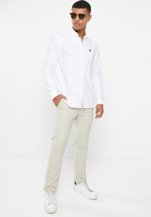 Lyle & Scott - Oxford shirt - white
