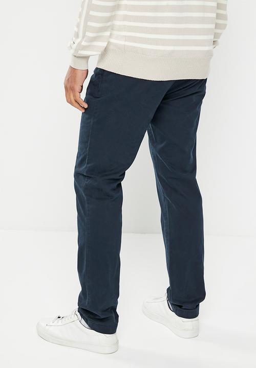Lyle & Scott - Straight fit chino - navy