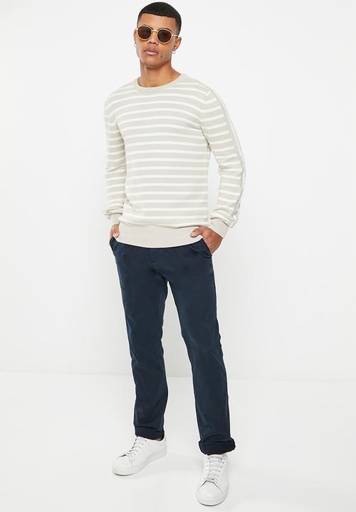 Lyle & Scott - Straight fit chino - navy