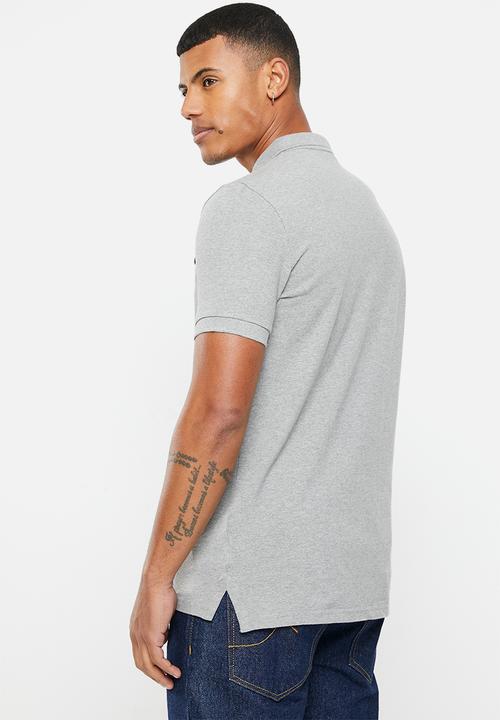 Superdry. - Vintage superstate polo - grey marl