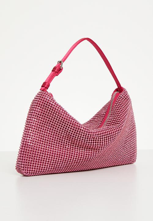 MANGO - Bag strass 37094766 -88 - pink