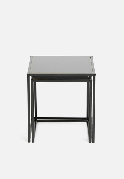 H&S - Teigen nested tables - black