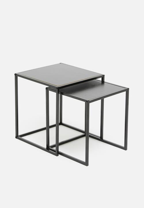 H&S - Teigen nested tables - black