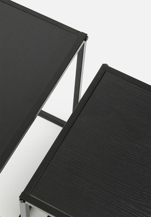 H&S - Teigen nested tables - black