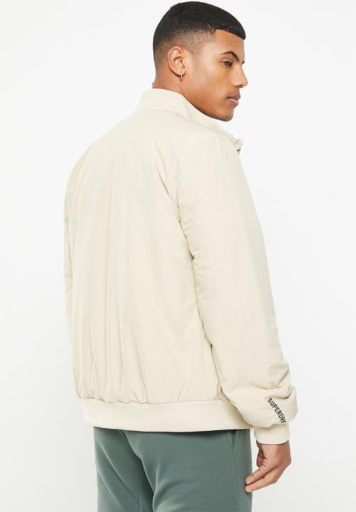 Superdry. - Code training harrington - pelican beige