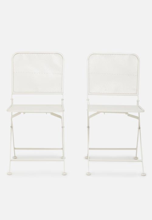 H&S - Kotra outdoor furniture set - white