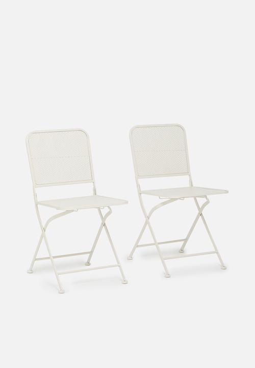 H&S - Kotra outdoor furniture set - white