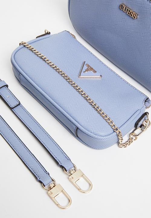 GUESS - Noelle double pouch crossbody - wisteria