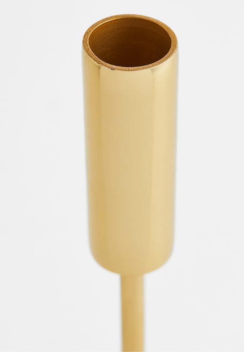 H&M - Tall candlestick - gold-coloured