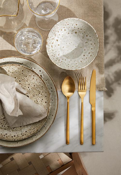 H&M - 3-pack cutlery - gold