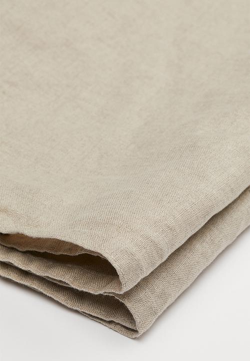 H&M - Linen tea towel - beigeDNU