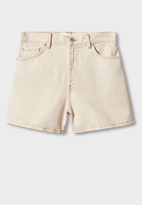 MANGO - Shorts zoe - sand