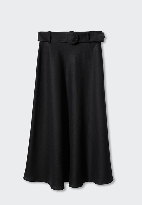 MANGO - Skirt gala - black