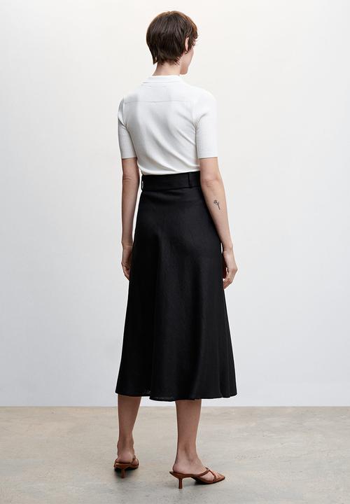 MANGO - Skirt gala - black