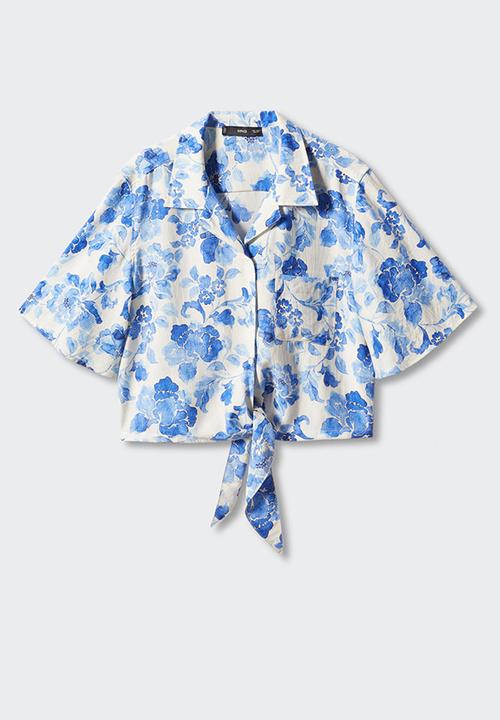 MANGO - Shirt milos - mid blue