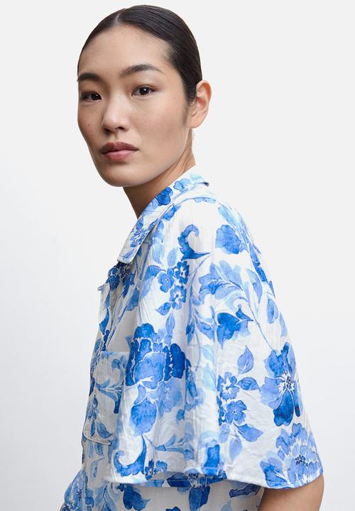 MANGO - Shirt milos - mid blue
