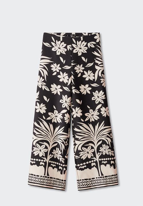 MANGO - Trousers selena - black