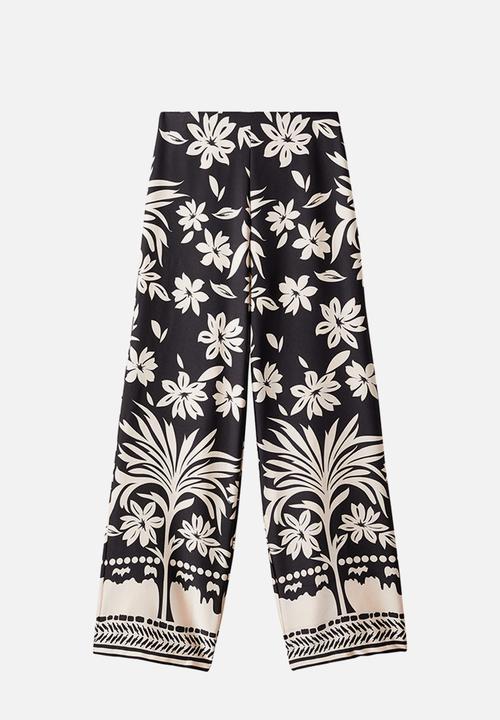 MANGO - Trousers selena - black