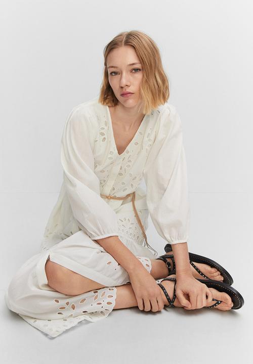MANGO - Dress cuctis - natural 