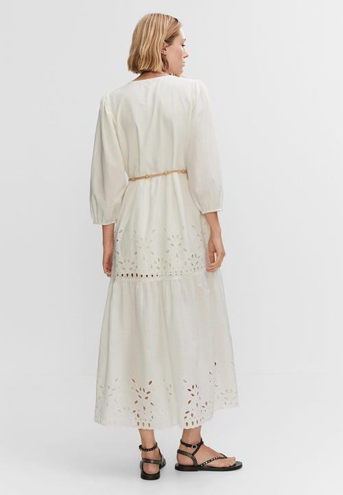 MANGO - Dress cuctis - natural 