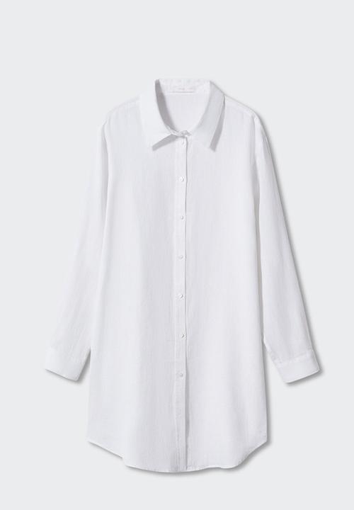 MANGO - Shirt cogee - off white