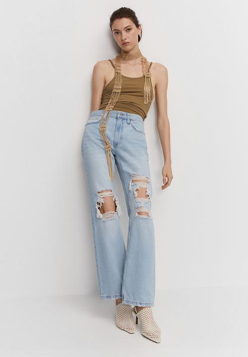 MANGO - Jeans mati - light denim blue