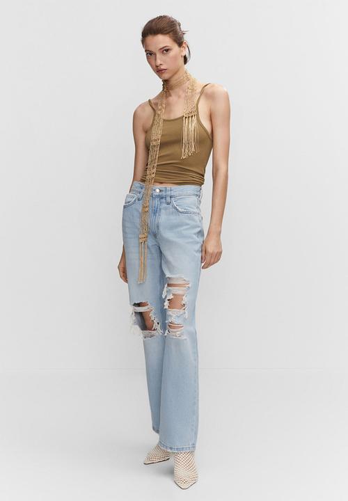 MANGO - Jeans mati - light denim blue