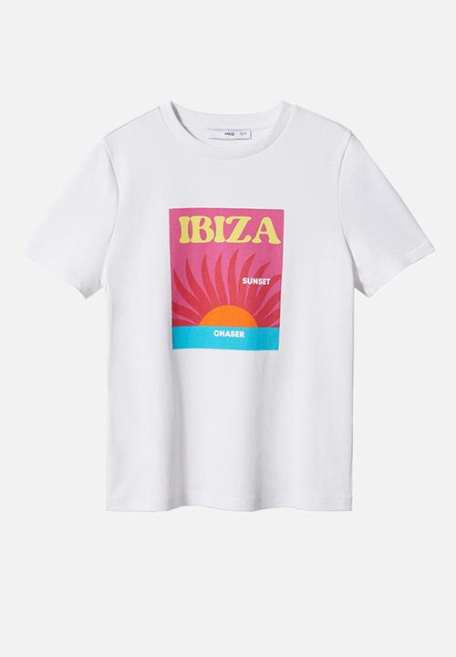 MANGO - T-shirt rin - mid pink