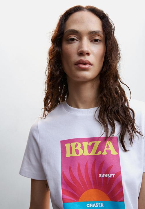 MANGO - T-shirt rin - mid pink