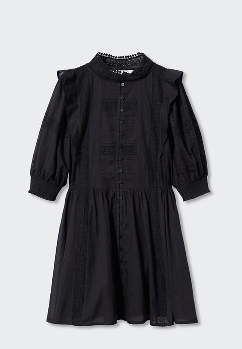 MANGO - Dress tresi - black 