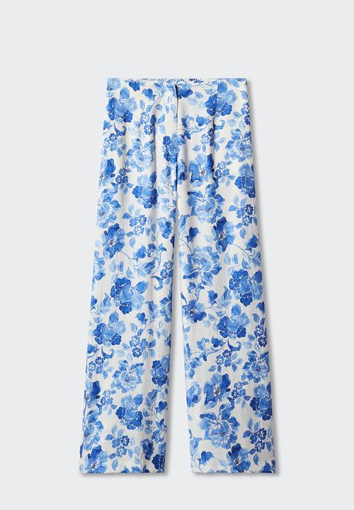 MANGO - Trousers milos - mid blue