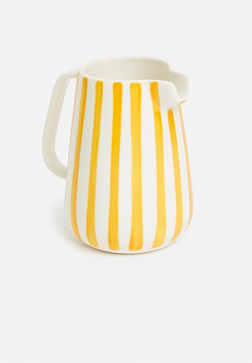 Urchin Art - Matt pitcher - mustard
