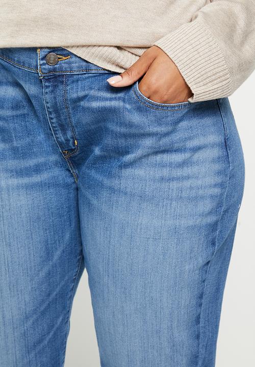 Levi’s® - SA curvy straight - medium indigo destructed