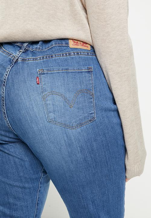 Levi’s® - SA curvy straight - medium indigo destructed
