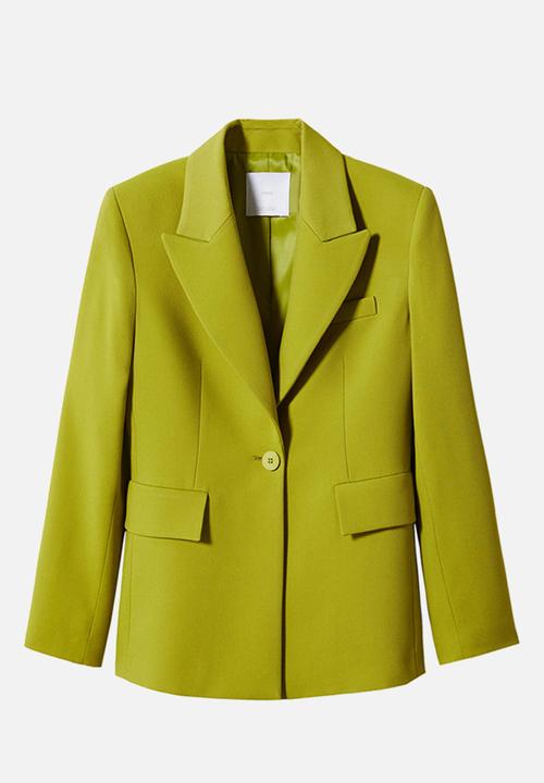 MANGO - Blazer paul - green