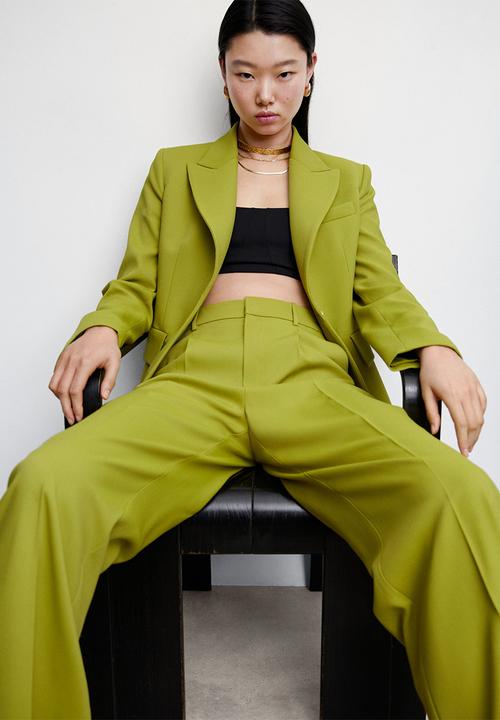 MANGO - Blazer paul - green