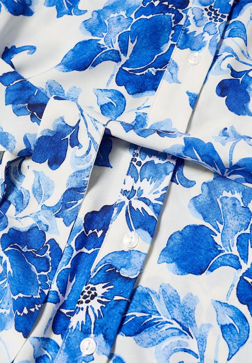 MANGO - Plus dress apple2 - mid blue