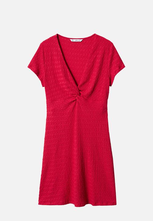 MANGO - Dress cuore - red